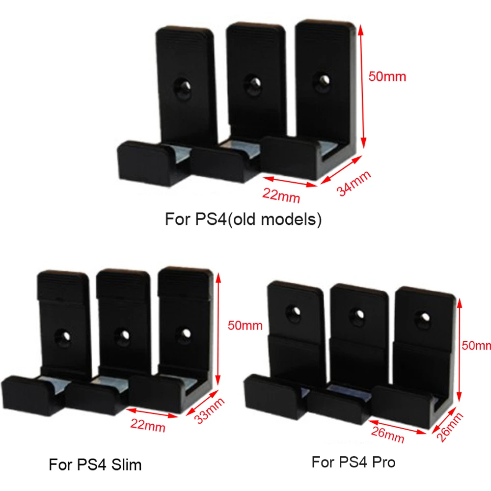 Game Storage Tower Rack Mount 3D Print Wall Controller Holders Bracket Console Stand Host For Sony PS4 PS5 Slim Pro | Электроника