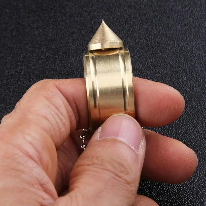 Латунное женское кольцо для самозащиты инструмент выживания на природе с