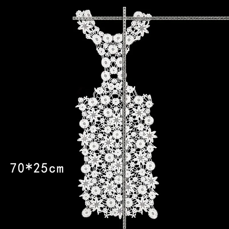 DIY ручной работы Швейные Ремесло вечерняя одежда кружева аксессуары из молочного