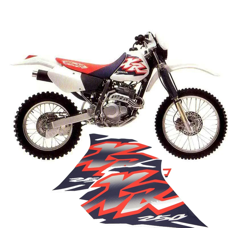 

KODASKIN Dirt Bike Motorcycle Decals Stickers For XR250 Motorbike 1998 Year Motocross Adesivi The cross-country one set