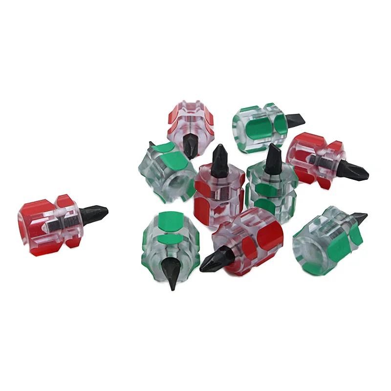 

Screwdriver Kit Set Mini Small Portable Radish Head Screw Driver Transparent Handle Repair Hand Tools Precision Car Repair