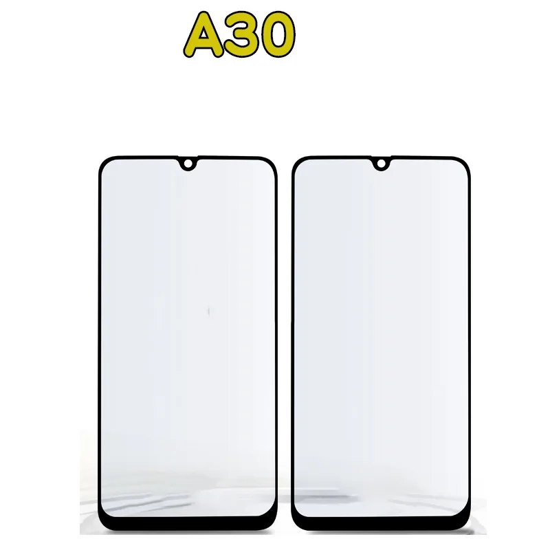 30 внешний экран для samsung Galaxy A30 Передняя сенсорная ЖК-панель дисплей стеклянная крышка объектива телефон Ремонт Замена частей