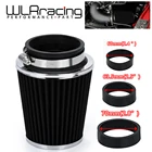 Универсальный автомобильный воздушный фильтр с высоким потоком холодного воздуха для впуска воздуха на входе, воздушный фильтр с грибной головкой для шеи 76 мм70 мм63,5 мм60 мм