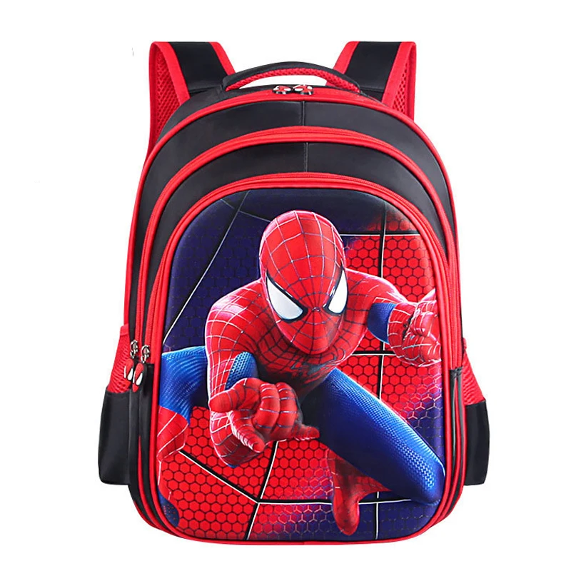 Детский школьный ранец для мальчиков и девочек, водонепроницаемый рюкзак с мультипликационным 3D рисунком, сумка для учеников серий Miracle, де...