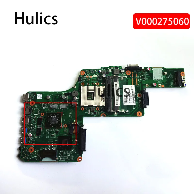 Hulics оригинальный V000275060 DK10FG 6050A2491301 MB A03 для TOSHIBA Satellite S855 C855 L855 Материнская плата
