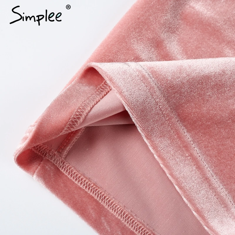 Женское бархатное платье Simplee со шнуровкой винтажное короткое вечернее