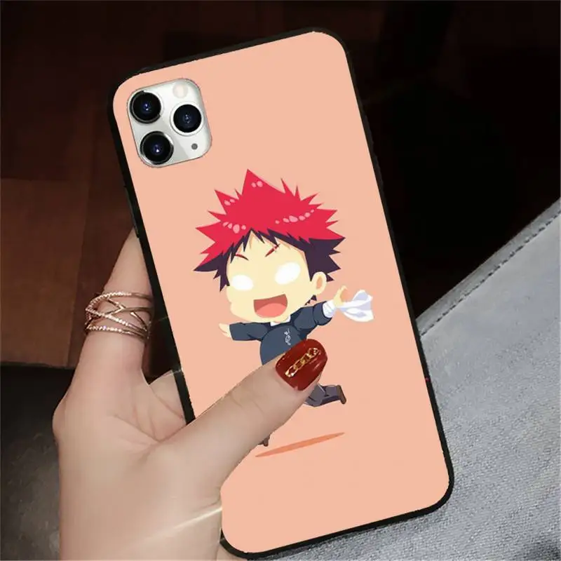 

Food Wars Shokugeki No Soma Phone Case for iPhone 11 12 pro XS MAX 8 7 6 6S Plus X 5S SE 2020 XR