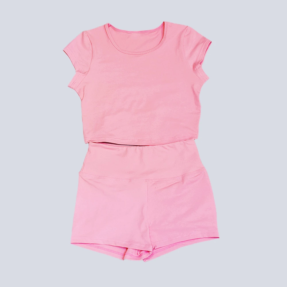 Комплект для занятий йогой фитнесом женский спортивный костюм тренировочная