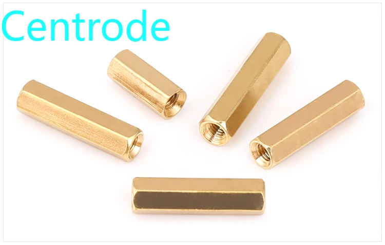 Двухсторонняя Шестигранная медная шпилька m2m2.5 изолирующая Шпилька пустотелый