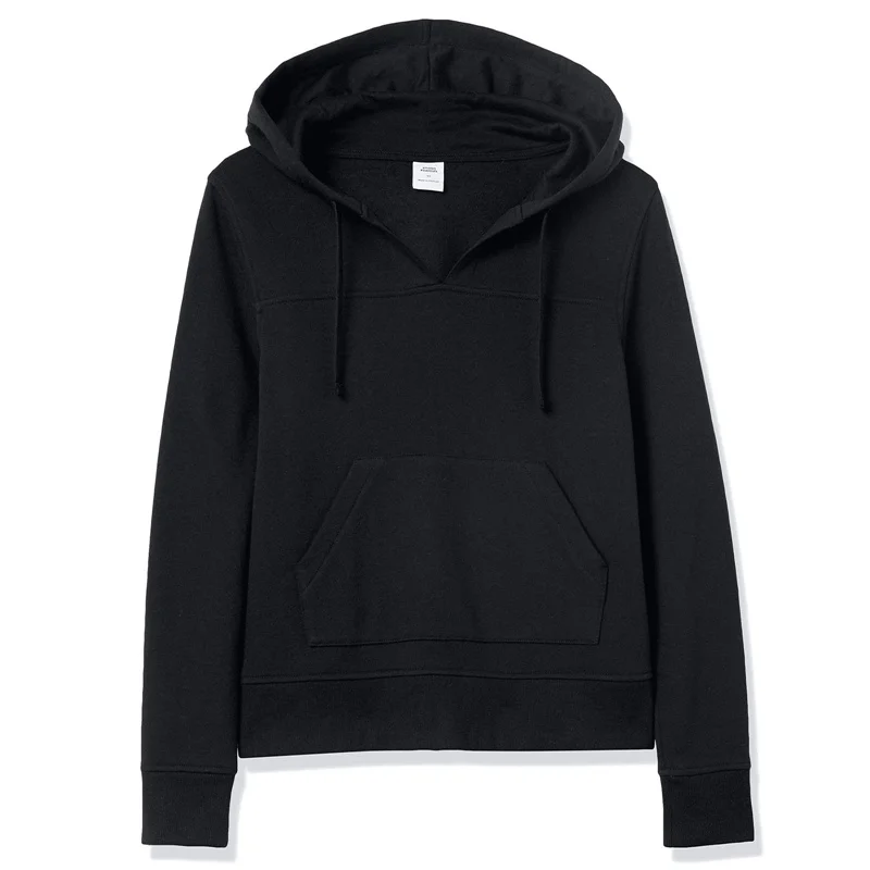 

Women Fashion Hooded Sweater Female Solid Color/Tie-dye Print Long Sleeves Sweatshirt with Pocket Drawstring
