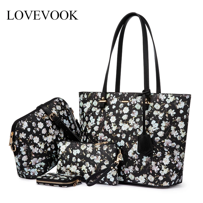 LOVEVOOK женские сумки сумка набор 4 шт. через плечо Сумка Хобо ctossbody Сумки для дам 2020