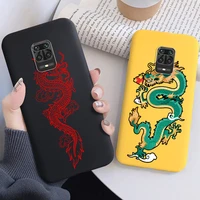 redmi note 9 pro case dragon painted phone case for xiaomi note 9t 8t 8 7 9s pro max case redmi9c 9 c poco m3 x3 nfc soft cover