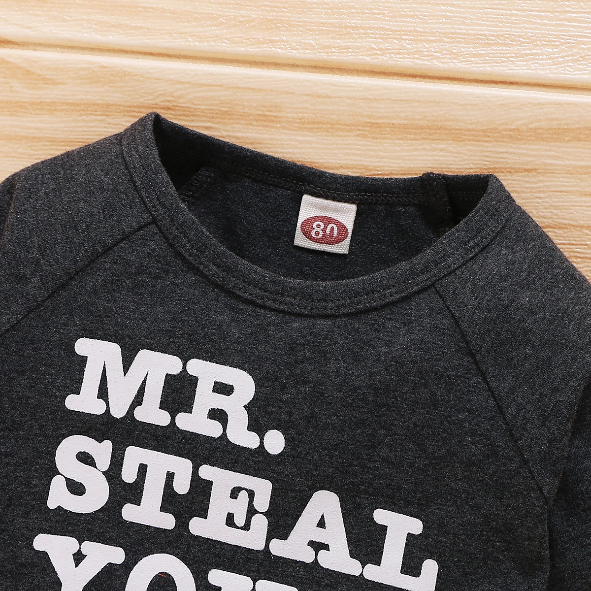 

Fall Toddler Boy Outfit Baby Clothes Boy 6M-4Y Black Long Sleeve Letters Print Shirt Solid Green Gray Pants Casual Set