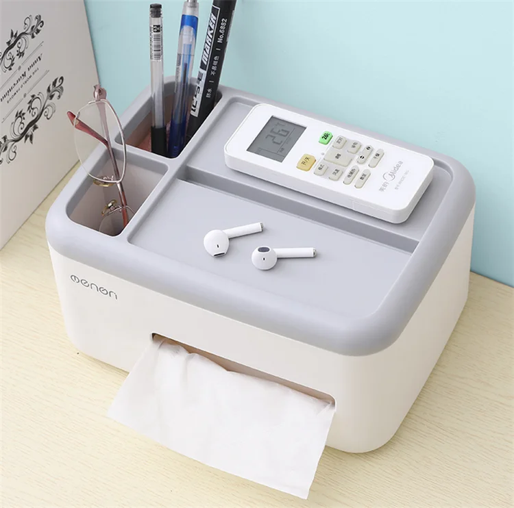 

Desktop Napkin Case Tissue Box Paper Holder Napkin Holder Organizer Case Toilet Paper Phone Holder
