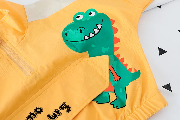 Cute Baby Boy Clothing Set Cartoon Dinosaur 2PCS 2020 New Toddler Boys Letter Print Spring Autumn Outwear |