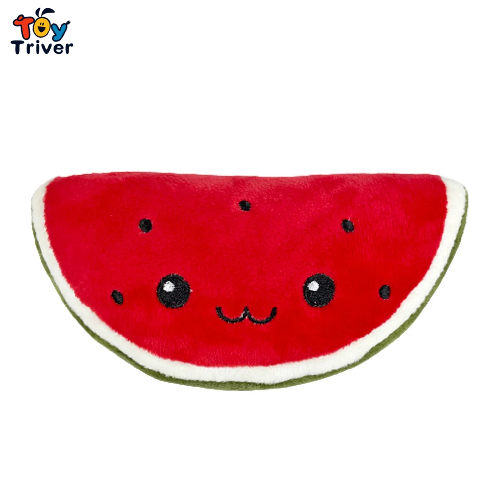 Горячая Новинка 16 см кавайный арбуз фрукты Плюшевые игрушки Мягкая кукла