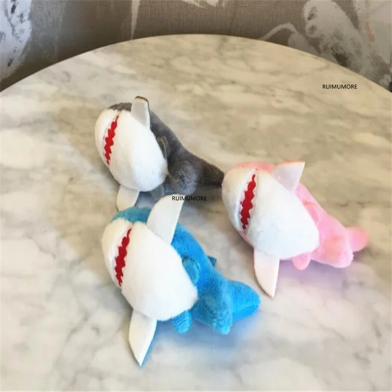 2 размера 3 цвета Акула плюшевая игрушка кукла маленький океан животное брелок