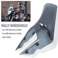 motorcycle new rally windshield wind deflector windscreen visor viser compatible for 390 790 890 adv adventure rally 2017 2021