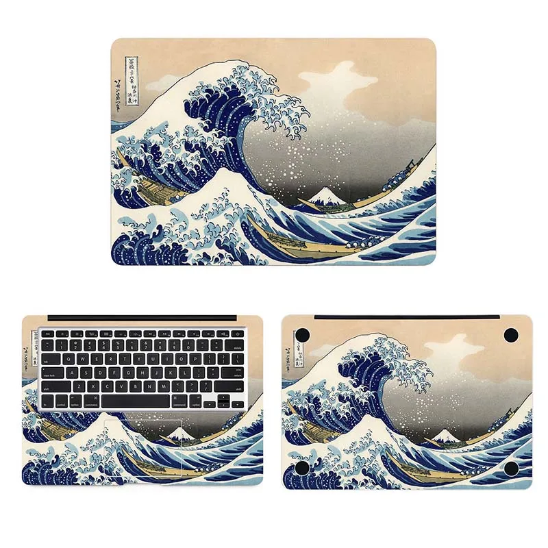 Стикер для ноутбука Great Wave at Kanagawa Macbook Pro Air Retina 11 12 13 15 дюймов защитная обложка Mac |