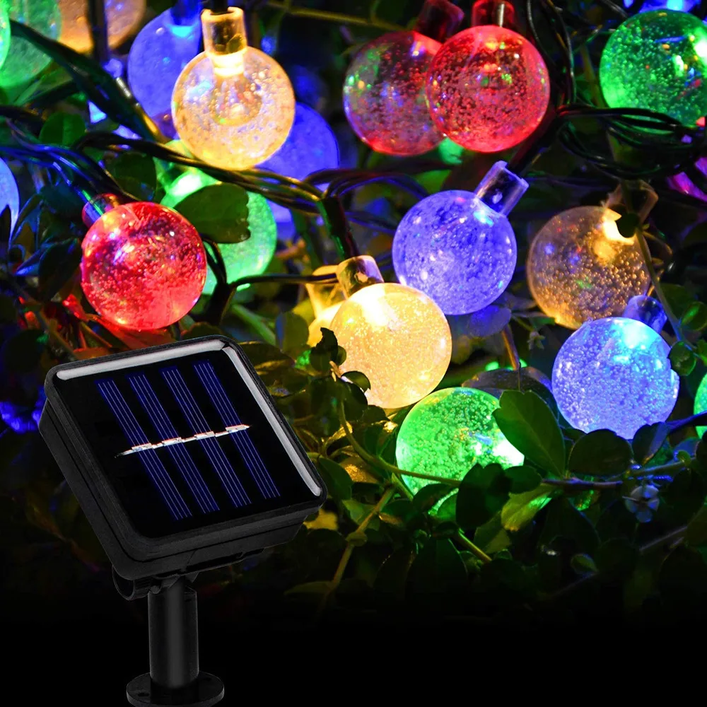 Солнечная гирлянда GEFENSI с кристаллами 20/50 LED
