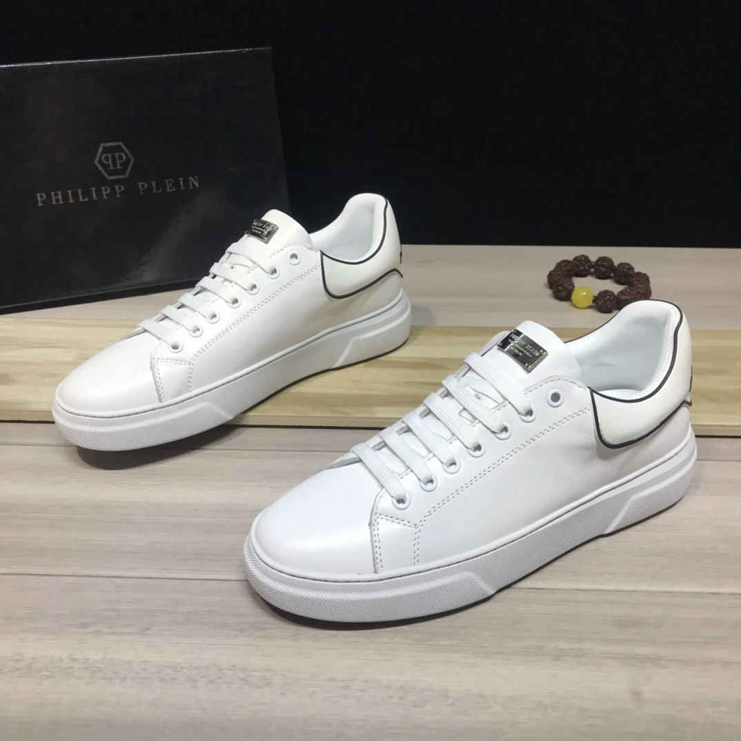 

Top Quality Philipp Plein Men's Leather Casual Shoes for Fashion Running Shoes Casual Shoes Outdoor Sports Shoes Sneakers PPS030