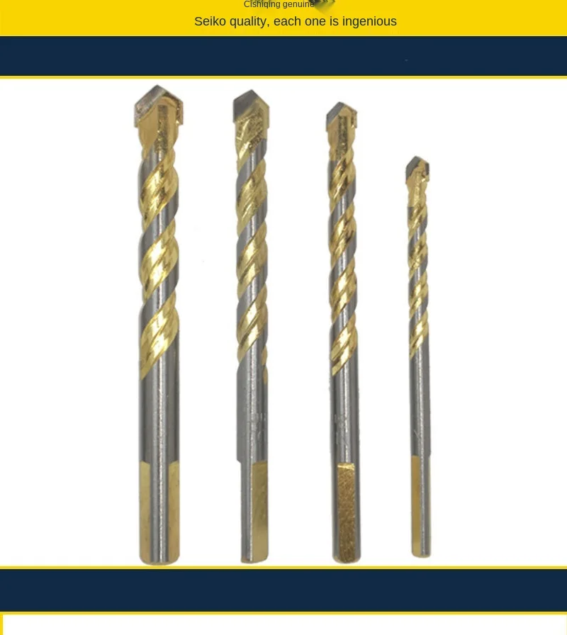 Треугольный хвостовик Сверло оцинкованное сверло Электроинструмент центр дрель