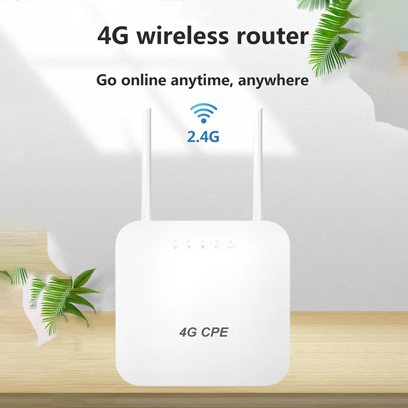 HUASIFEI 300mbps 3G 4G WiFi Wireless Router With Sim Card Slot support 2 antennas RJ45 Volte VPN LTE USB | Компьютеры и офис