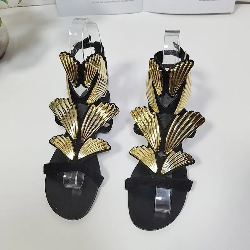 

Женские удобные сандалии на плоской подошве, Европейский стиль, Размеры 35-42, BY696