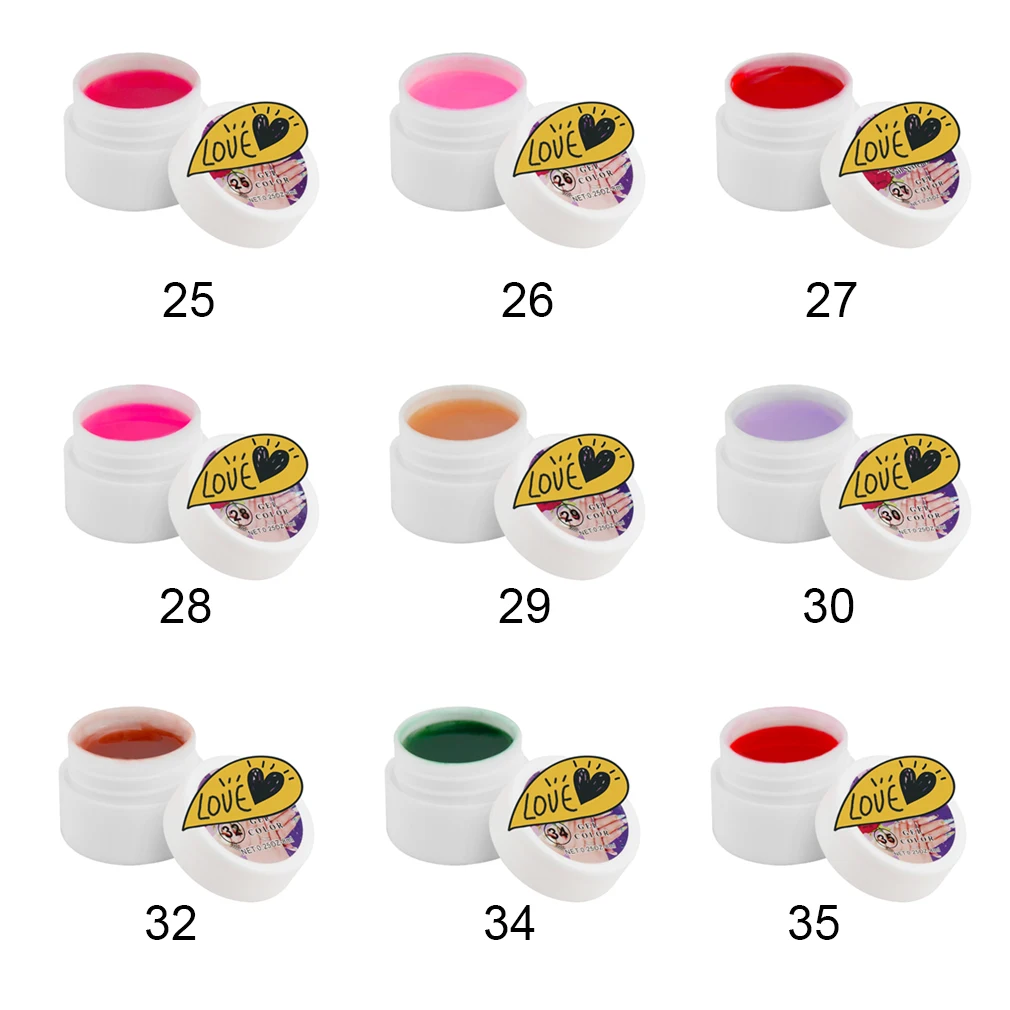 5 шт./компл. 8 мл съемный Однотонная Одежда УФ Гель-лак гель для ногтей маникюр