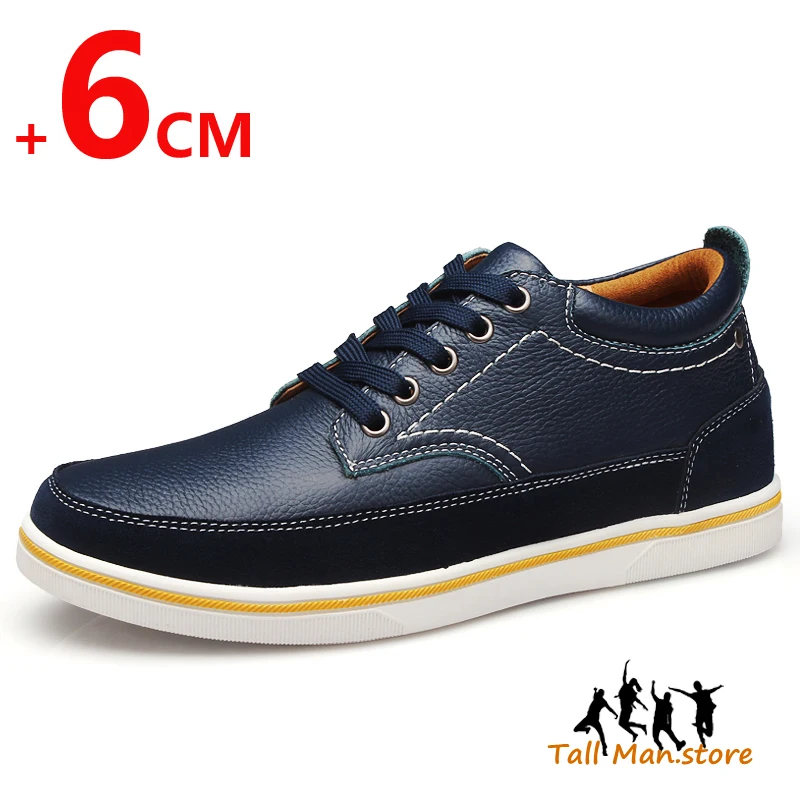 

Sneakers Men Elevator Shoes Height Increase Shoes Insoles 6CM Tall Man Formal Tall Heightening