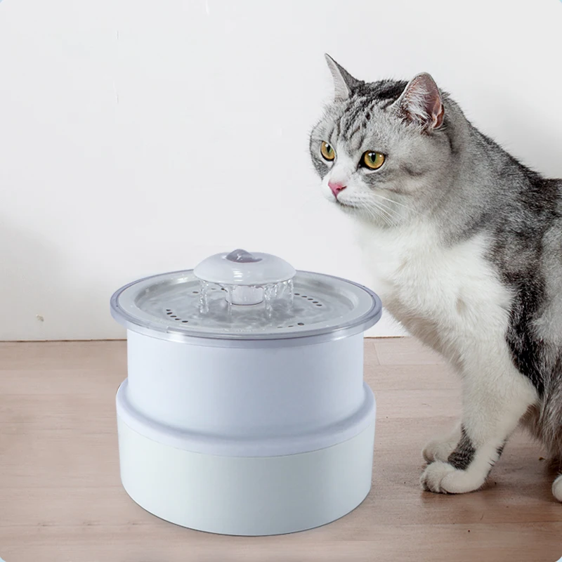 

New Automatic Pet Cat Water Fountain Pet Unsheltered Free Filter Drinker Pet Sensor Drinking Feeder Cat Pet Cat Water Fountain