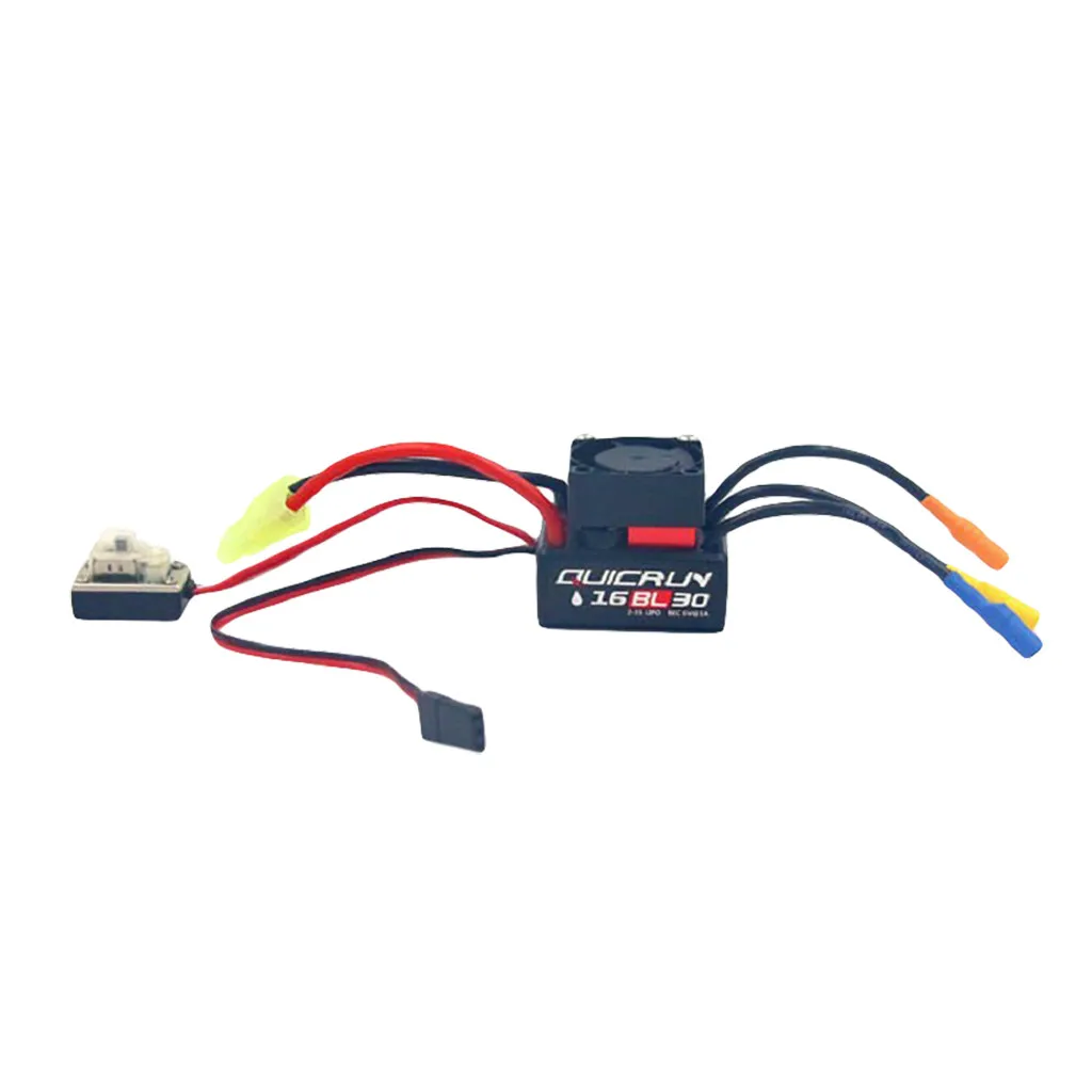 HIINST HobbyWing QuicRun 30A водонепроницаемый и бесщеточный ESC WP-16BL30 для радиоуправляемых