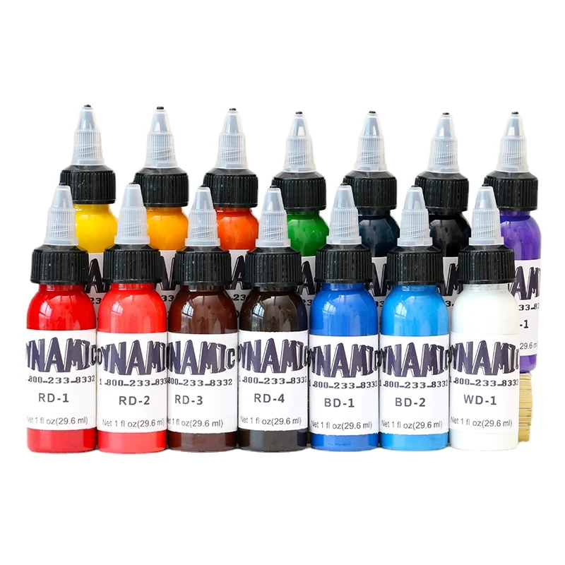 

New Tattoo Color Ink Tattoo Pigment Inks Safe Half Permanent Tattoo Paints Supplies for Body Beauty Tattoo Art Tattoo Ink