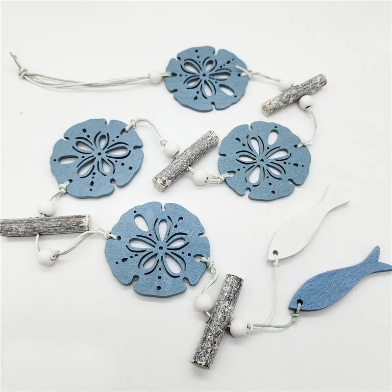 Деревянные подвесные украшения в океаническом стиле креативный домашний