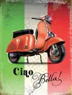 Жестяной знак HAIMAX для прачечной, итальянский флаг Vespa 12x8, деревенский винтажный домашний зал, металлические знаки, ферма, декор для паба