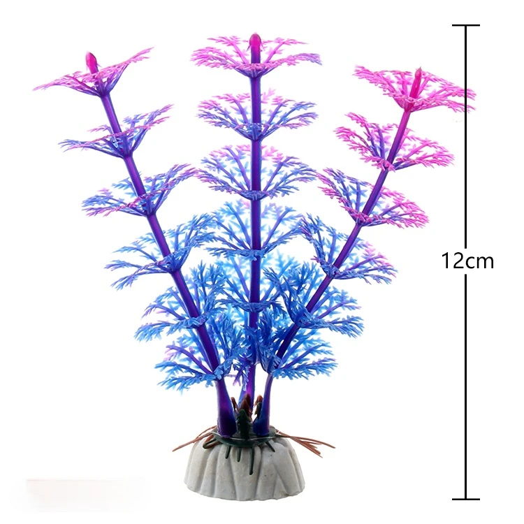 

2017 New 13cm Underwater Artificial Aquatic Plant Ornaments For Aquarium Fish Tank Green Water Grass Landscape Decoration