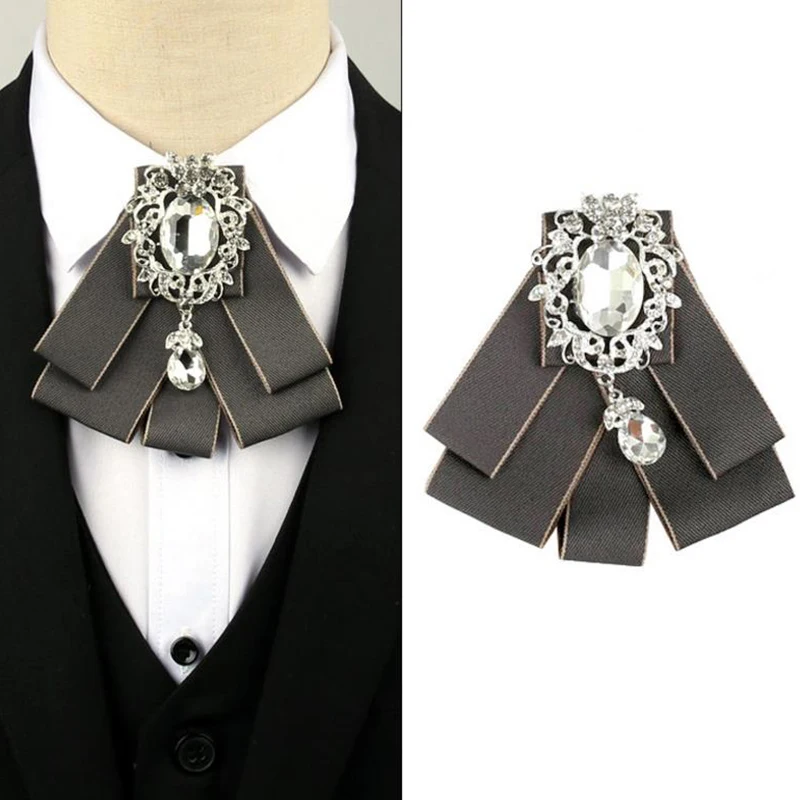 Новый галстук бабочка с лентой женский свадебный наряд рубашка блузка шелковый