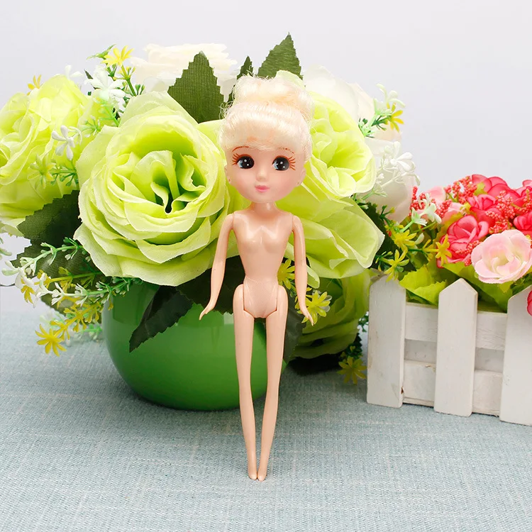 Кукла ПВХ кукла голый ребенок девочка Играть Дом одеваются игрушка подарок на