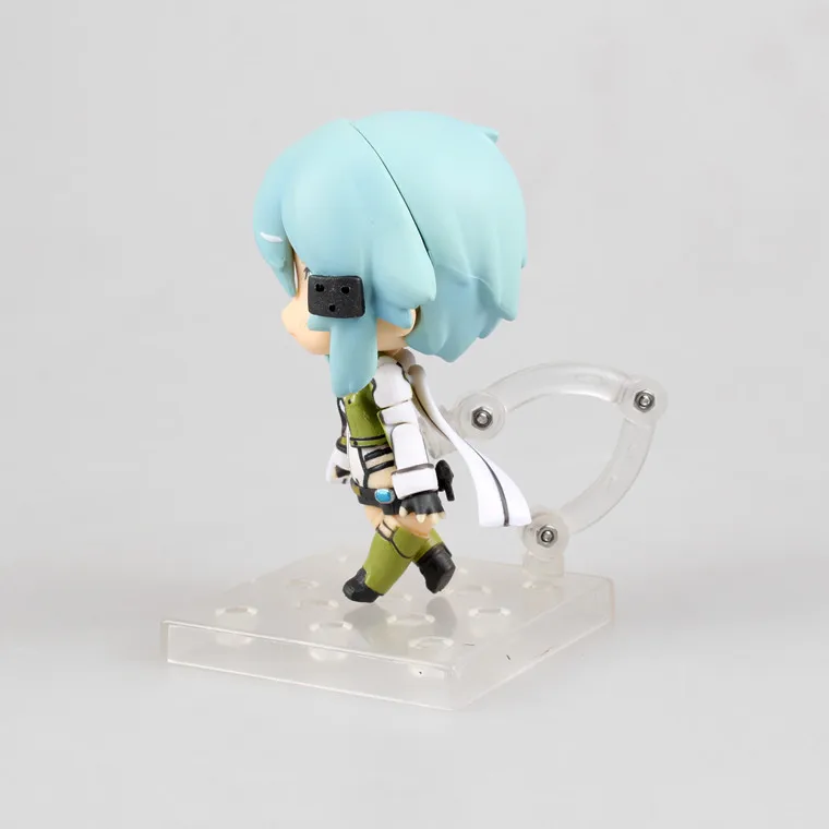 Новая Аниме Фигурка Sword Art Online II SAO 452 # Asada Shino Sinon Q Ver ПВХ 9 см модель лица сменная