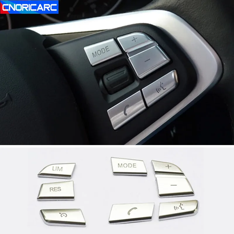 

7pcs Car Styling Console Steering Wheel Button Covers Trim For BMW 1 Series F20 X3 F25 X4 F26 X1 F48 Interior Accessories