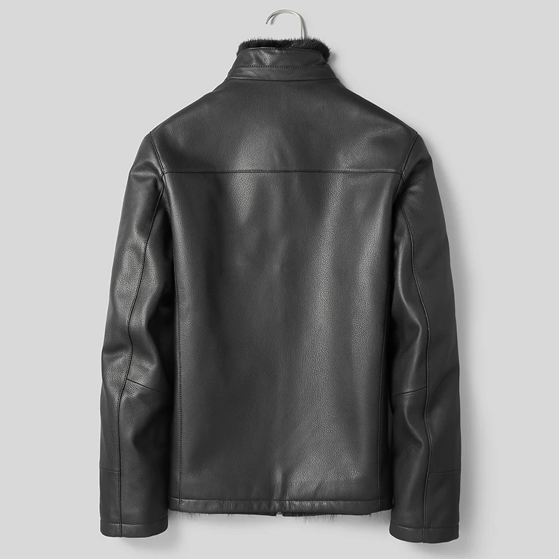 DK Роскошная Одежда из натурального меха норки овечья кожа высшего качества