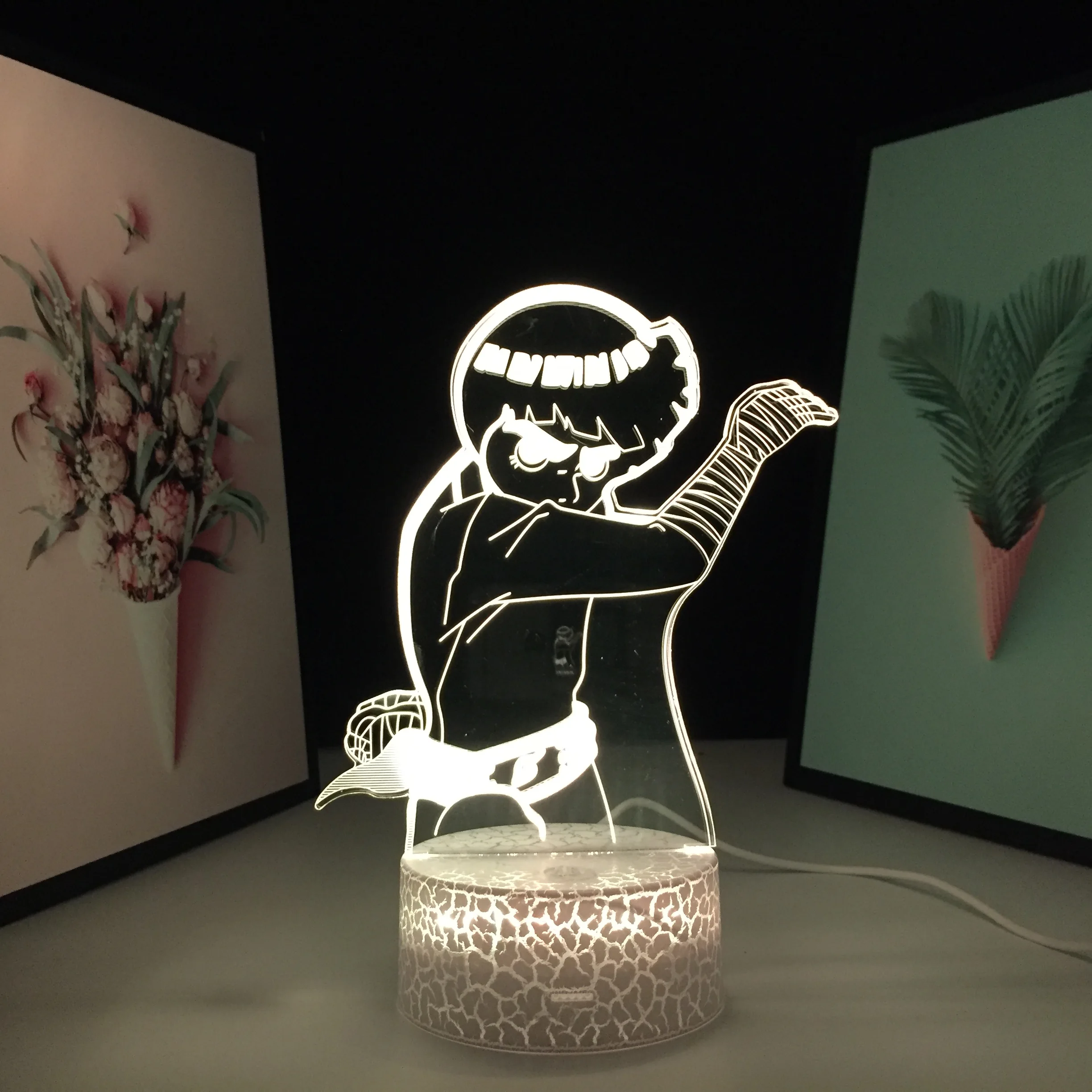 

3D LED Nightlight Anime Figure Lee Table Lamp for Cool Child Birthday Gift Bedroom Decor Light Touch Sensor Colorful Nightlight
