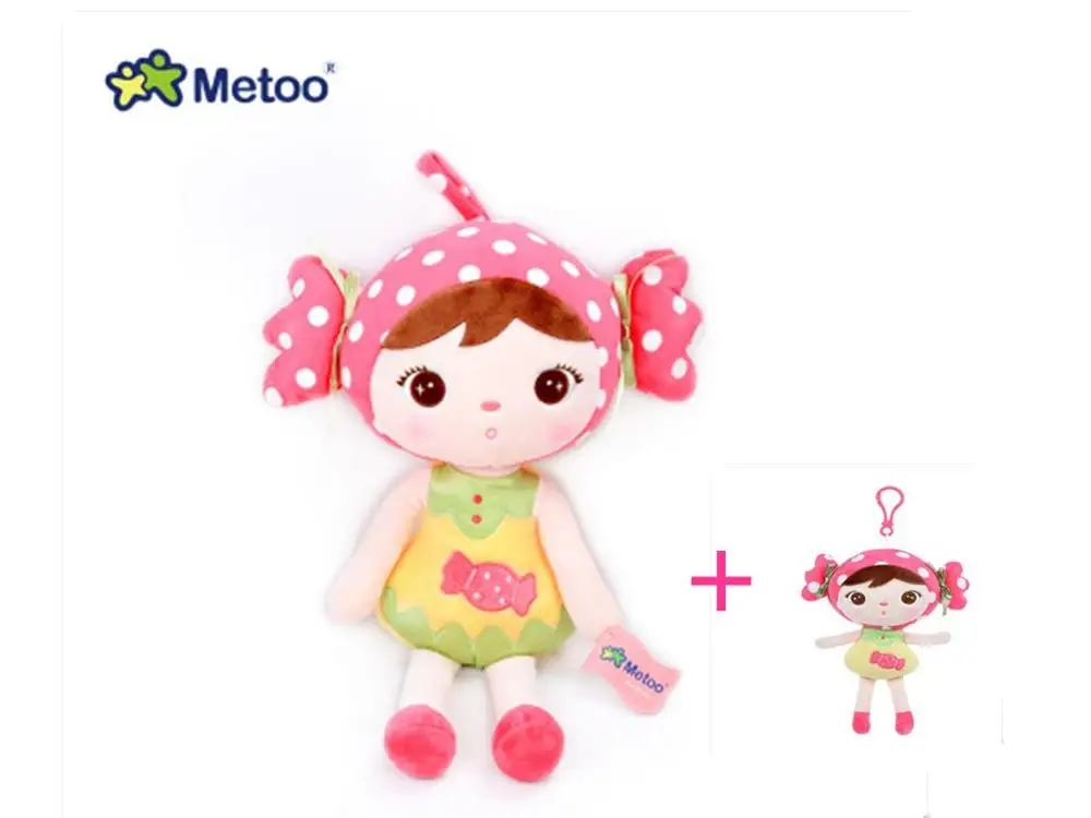 candy 45cm and 20cm Новые оригинальные 20 см 45 см Мультяшные мягкие животные Metoo Плюшевые игрушки кошки куклы на день рождения Рождество подарки для детей C21 - Цвет: candy 45cm and 20cm