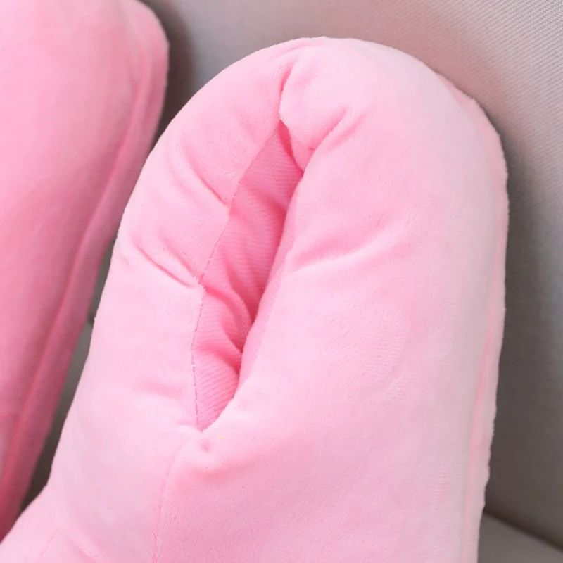 36-40yead Funny claw cotton slippers men's and women's personality cartoon animal plush warm shoes plush shoes