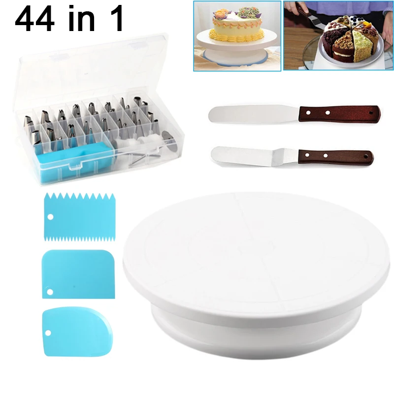 Вращающаяся кухонная витрина для глазури торта 28 см|Поворотные платформы| |