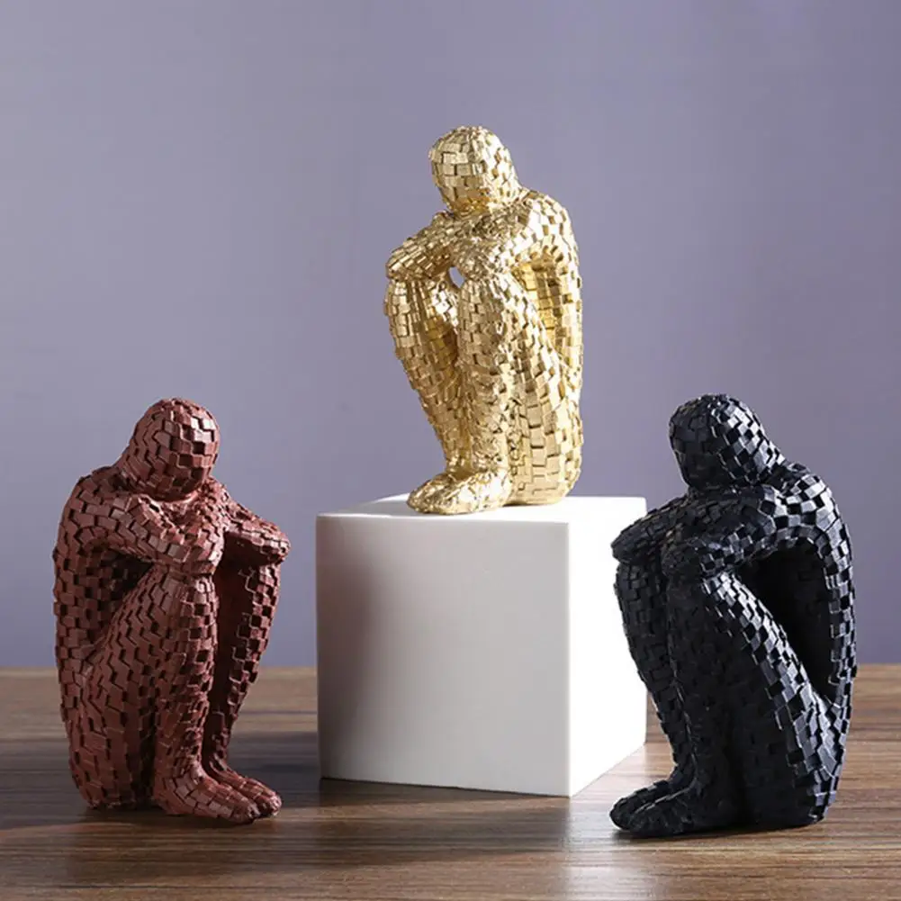 

Stylish Lightweight Exquisite Details Thinker Sculpture for Backyard