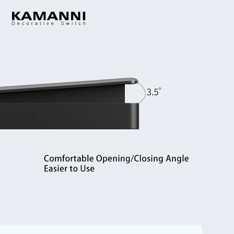 Kamanni выключатель света Белый настенный светильник с переключателем 1/2/3 банд ы 1/2