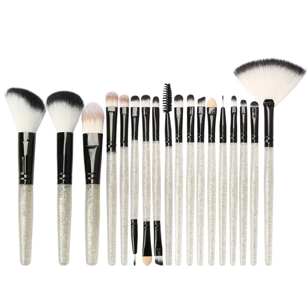 18 шт. блестящие косметические принадлежности с пластиковой ручкой | Красота и