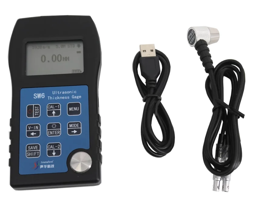 Ультразвуковой толщиномер SW6 0 01 мм с USB интерфейсом|gauge block|gauges 60mmgauge tachometer |
