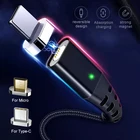 Магнитный кабель GETIHU 2.4A Type C для быстрой зарядки Micro USB Type-C шнур для мобильного телефона iPhone 11 Pro Xs Max Xr X 8 7 6 6s